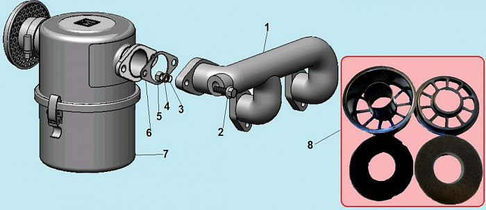 9 ДЕТАЛИ ДИГАТЕЛЯ - БЛОК - СВЕЧА - ГЛОВКА - КЛАПАНА - ПРОКЛАДКИ ГЕНЕРАТОР CHAMPION DG10000E