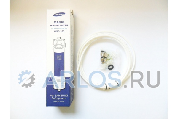 Водяной фильтр + шланг подачи воды для холодильника Samsung WSF-100 DA97-01469C